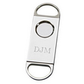 Nickel Plated Cigar Cutter - Screen Imprint